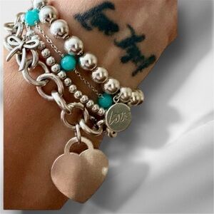 💯 Authentic Tiffany and Co. *RETIRED* Clasping Ends Large Link Bracelet